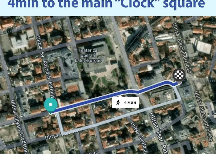 Summer Downtown - Compact Basic Flat - 1st Floor * Бургас